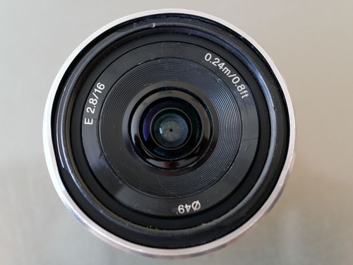 Sony objektiv sel16f28 16mm - objektiv,