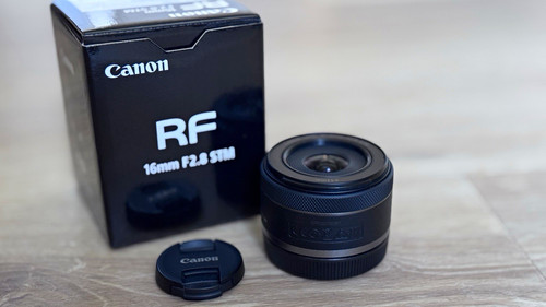Canon 16mm 8 stm - canon, f/2,8